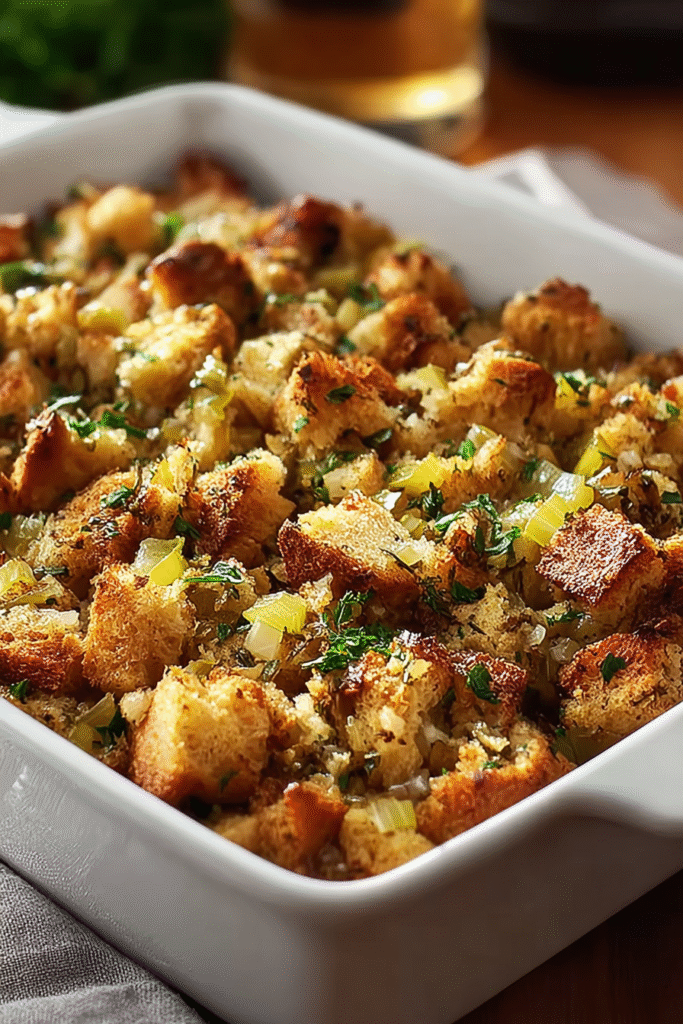 Grandma’s Thanksgiving Stuffing Recipe 2 u6233477474 httpss.mj .run4Rql1vw72wY close up food photo of a fd7054ce c4a7 42e5 a915 eb75561c3479 2